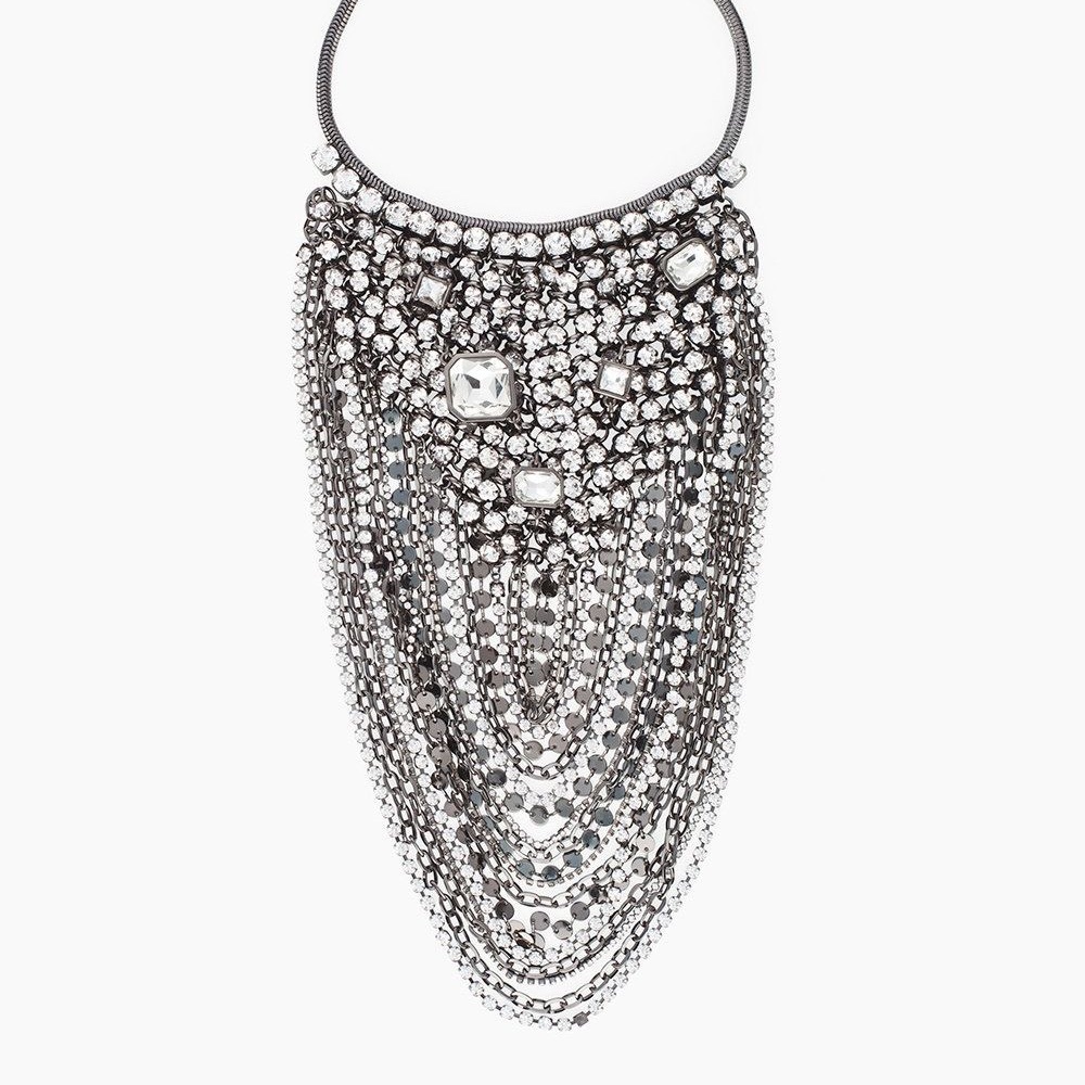 NWOT Chicos luxury collect Ott statement bib necklace